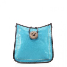 Girls Trendy Button Faux Leather Ladies Shoulder Bag Women Cross Body Handbag