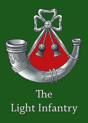 Light infantry cap - infantry, badge
