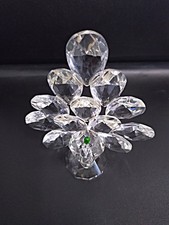 Vintage Crystal Glass Peacock