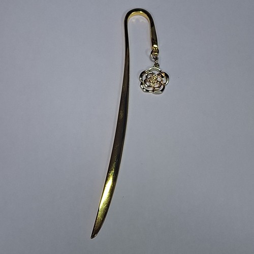 Gold bookmark with - gold,