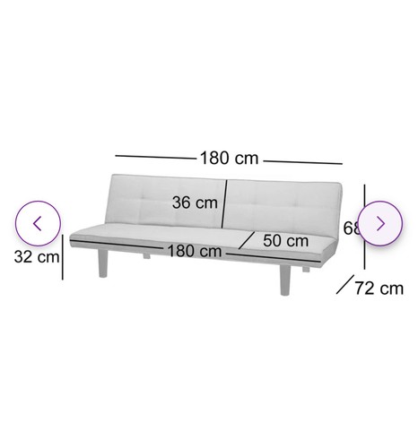 Sofa bed budget seater - bed, 3