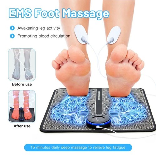 Portable ems foot massager - ems,