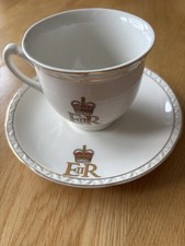 Vintage ~ Royal Coronation Cup & Saucer 1953 ~ Weatherby Hanley Falcon Ware
