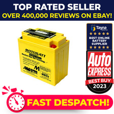 MB9U MOTOBATT Quadflex AGM Bike Battery 12V 11Ah