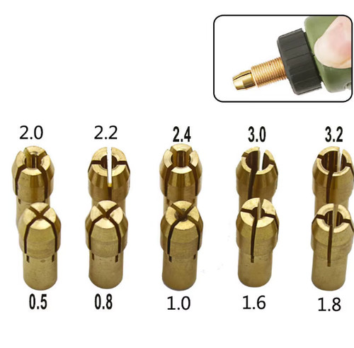 10x brass drill chuck collet - 10x,