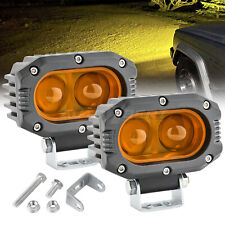 2X 4 Inch LED Work Light Combo