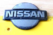 NISSAN ROUNDEL LOGO CHROME/BLACK 64mm. CAR BADGE 62890 U4600