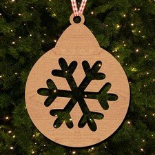 Pear Shape Snowflake Centre