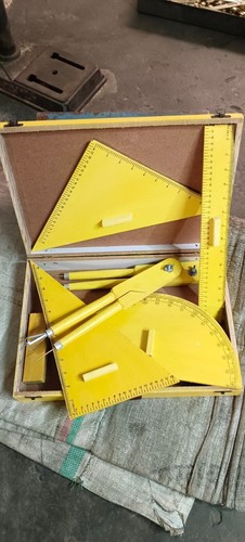 Set geometry wooden teacher - set,