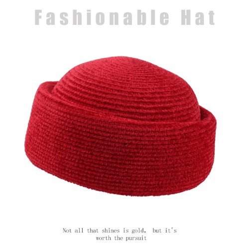 French retro chenille pillbox - retro,