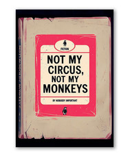 Penguin Book Cover Art James McQueen Style Funny Rude Quote Wall Poster A4 A3 A2