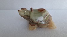Onyx Turtle Handcrafted Stone Ornament Collectible 
