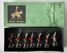 7 Vintage Boxed MILITIA MODELS Toy Soldiers ARGYLL SUTHERLAND HIGHLANDERS c.1900