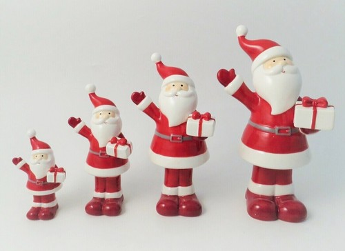 Standing santa holding - standing,