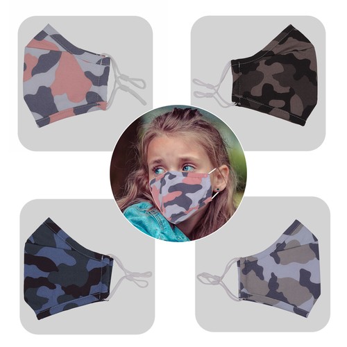 Printed face mask - printed, reusable
