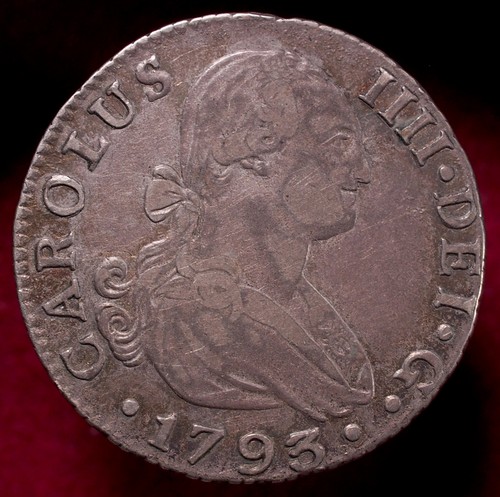 Spain reales 1793 - reales, cn