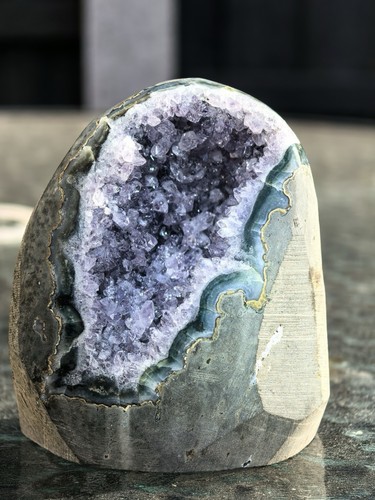 Natural amethyst quartz geode - natural,