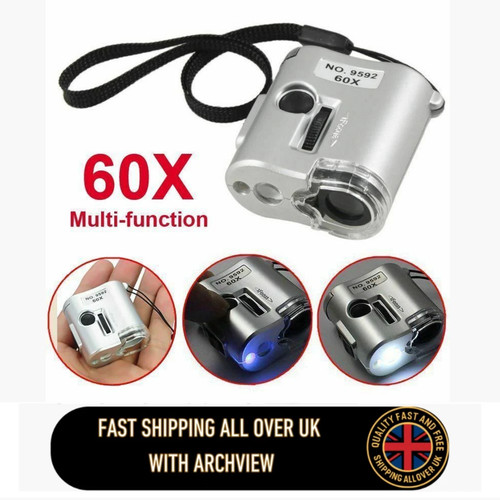 Mini 60x microscope magnifier - mini,