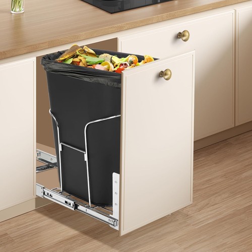 Pull out trash can under - pull,