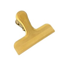 1x 3 Inch Large Metal Bulldog Clip Gold Stainless Steel Binder Organizer Papers
