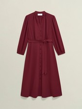 HOBBS PEONY DRESS IN BERYL RED
