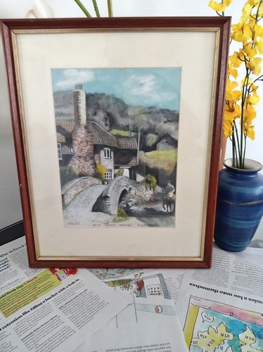 Vintage packhorse bridge - vintage,