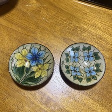 Vintage Flower plates Barbara