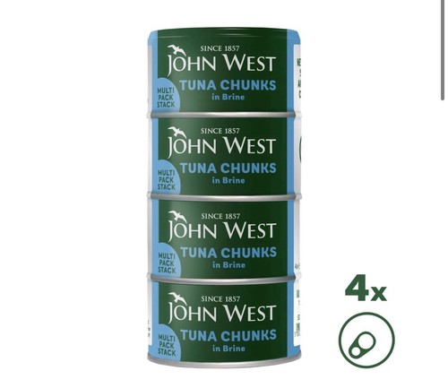 John west tuna chunks - tuna, brine