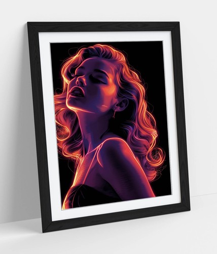 Neon red hue portrait a - neon,