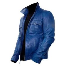 Men real leather trucker - men's,