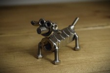 Metal Sculpture Of Sausage Dog