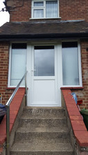 White UPVC  Doors
