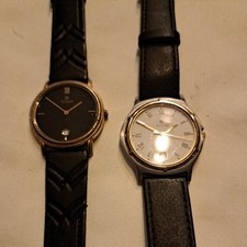 2 x Titan Mens Watches working need batts