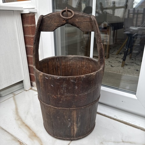 Antique wooden milk water rice - antique,