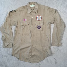 Vintage scouts shirt - vintage, brown