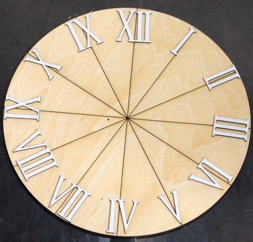 20mm 70mm roman numerals clock - 20mm-70mm,
