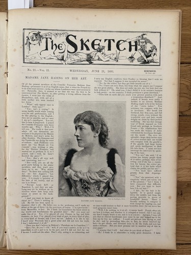 The sketch june - june, 1893