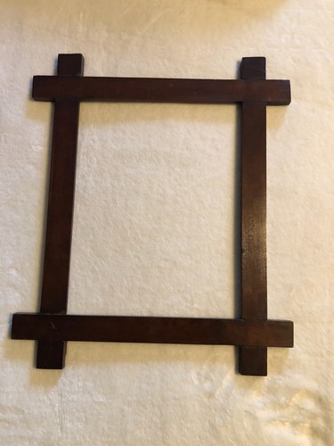 Antique hard wood criss - , cross