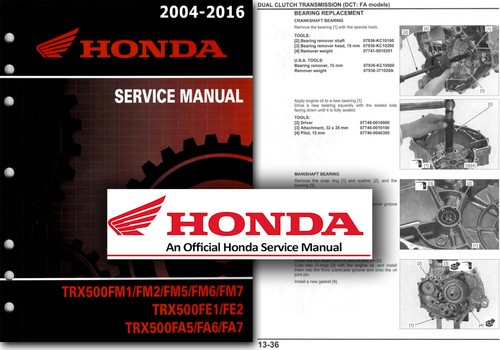 Honda trx500 foreman service - honda,
