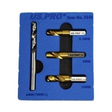 4pc SPOT WELD DRILL BIT SET by