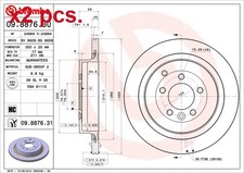 X2 PCS REAR BRAKE DISC ROTOS
