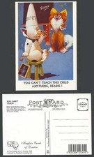 BONZO DOG G.E. Studdy Repro. Postcard You Can't Teach This Child Anything BO 582