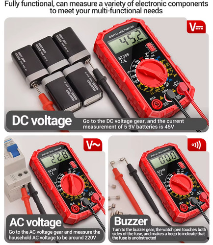 Sz308 lcd digital - sz308, multimeter