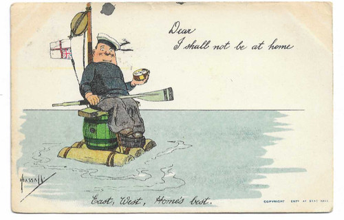 Comic postcard john - comic,
