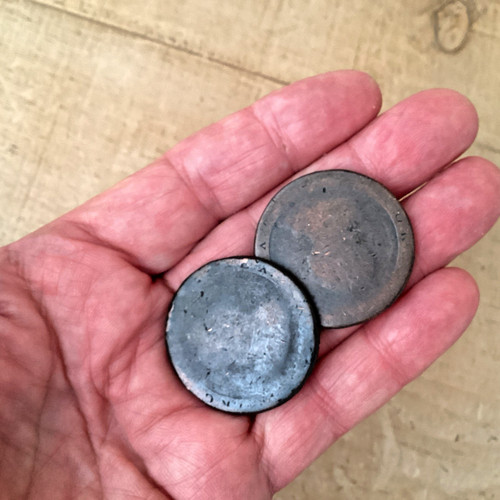 Two old english coins george - english, coins.