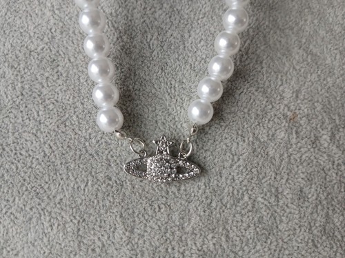 Silver rhinestone planet orb - rhinestone,