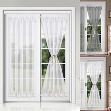 Sheer Voile French Door