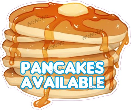 Catering van sticker pancakes - van,