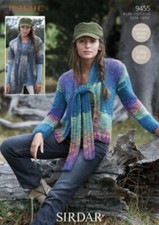 Sirdar Indie Knitting Pattern 9455 Women 32 - 54 Inches