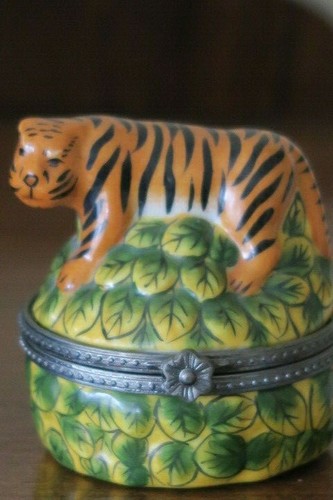 Large limoges style figural - style,
